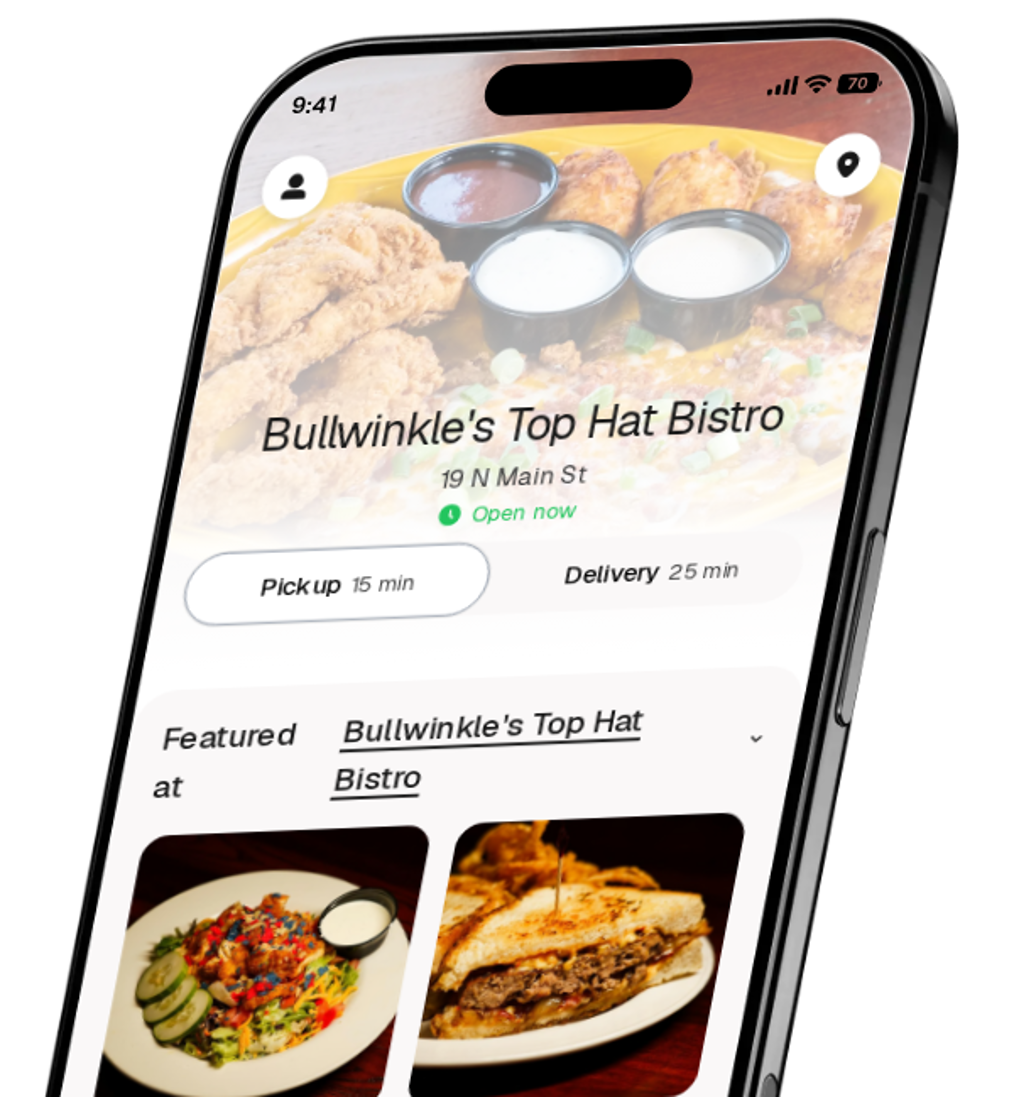 Bullwinkle's Top Hat Bistro app preview