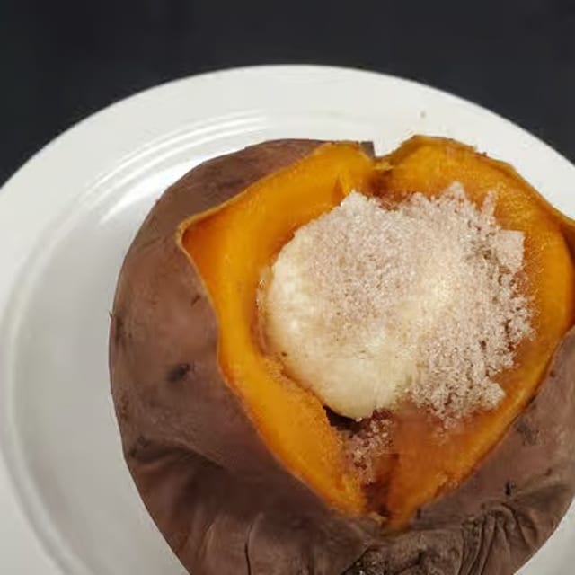 Baked Sweet Potato.