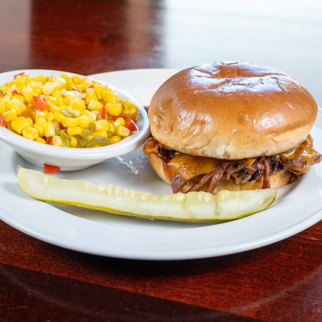 Brisket Sandwich.