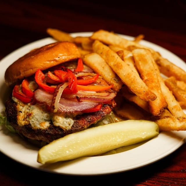 Black 'n Bleu Burger.